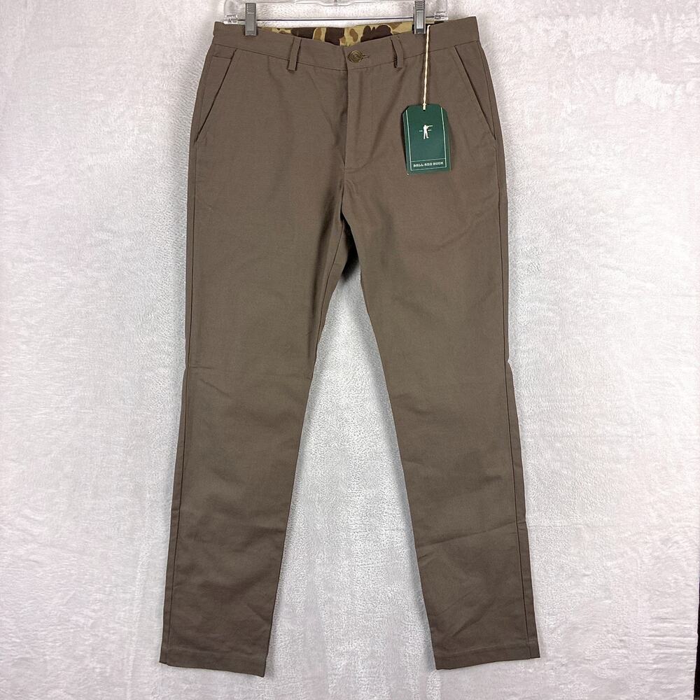 Ball and Buck Pants Mens 32x32 Brown Original Camo Chino Preppy Outdoors Hunting